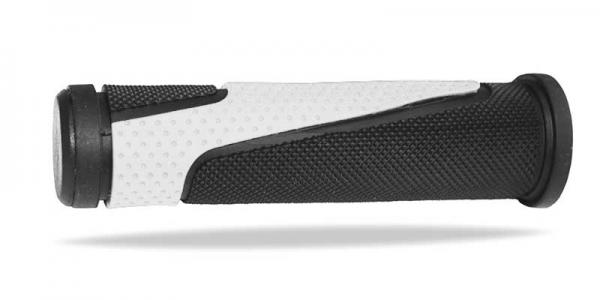 MTB GRIPS TWO COLORS + PLUGS
