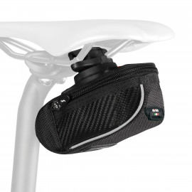 COMPACT 430 SMALL QUICK RELEASE CYCLING SADDLE BAG  Carbon Black