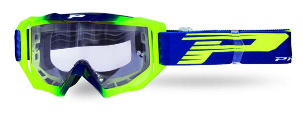 Goggle 3200-336 TR dark blue / fluorescent yellow