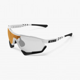AEROTECH XL SCNXT Photochromic Bronze Mirror White Gloss