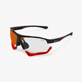 AEROCOMFORT SCNXT Photochromic Red Mirror Black Gloss