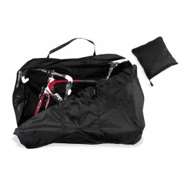 FOLDABLE POCKET BICYCLE TRANSPORTATION BAG  Black