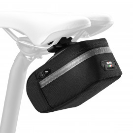 PIN 695 LARGE QUICK RELEASE CYCLING SADDLE BAG  Black